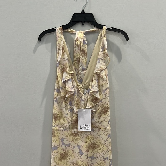 Belle Badgley Mischa Naty V-neck Ruffle Dress - Picture 5 of 5